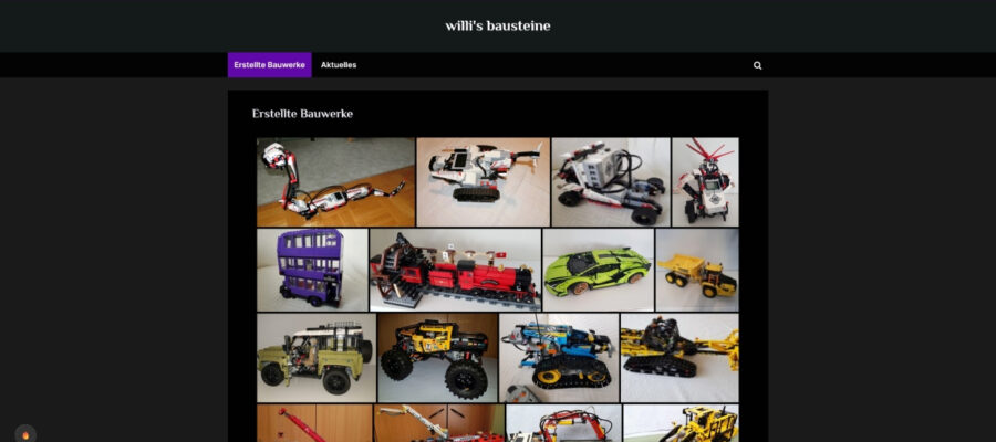 Website - willi's bausteine